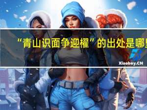 “青山识面争迎櫂”的出处是哪里