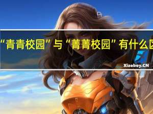 “青青校园”与“菁菁校园”有什么区别吗
