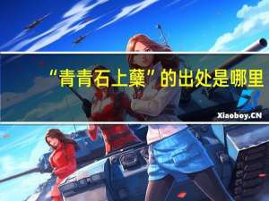 “青青石上蘖”的出处是哪里