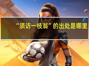 “须访一枝翁”的出处是哪里