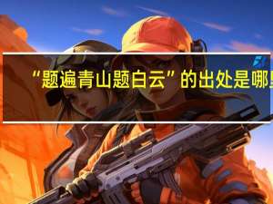 “题遍青山题白云”的出处是哪里