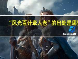 “风光百计牵人老”的出处是哪里