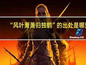 “风叶萧萧归独鹤”的出处是哪里