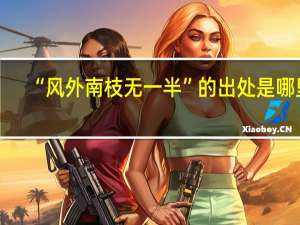 “风外南枝无一半”的出处是哪里