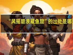 “风摇碧浪藏鱼窟”的出处是哪里