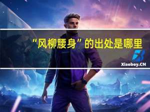 “风柳腰身”的出处是哪里