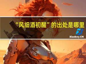 “风细酒初醒”的出处是哪里