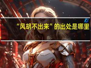 “风胡不出来”的出处是哪里