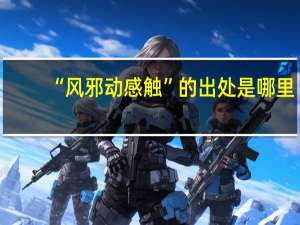 “风邪动感触”的出处是哪里