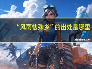 “风雨怯殊乡”的出处是哪里