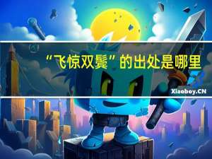 “飞惊双鬓”的出处是哪里