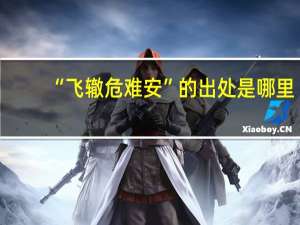 “飞辙危难安”的出处是哪里