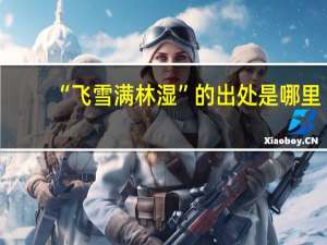 “飞雪满林湿”的出处是哪里