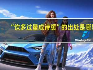“饮多过量成诗缓”的出处是哪里