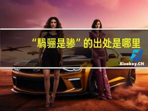 “騧骊是骖”的出处是哪里