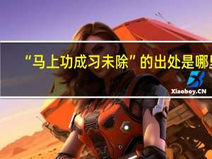 “马上功成习未除”的出处是哪里