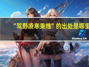 “驾野凌寒秉烛”的出处是哪里