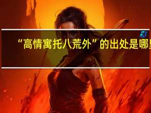 “高情寓托八荒外”的出处是哪里