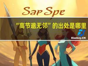 “高节邈无邻”的出处是哪里