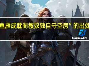 “鱼雁成耽阁教奴独自守空房”的出处是哪里