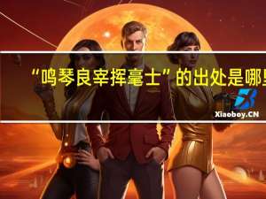 “鸣琴良宰挥毫士”的出处是哪里
