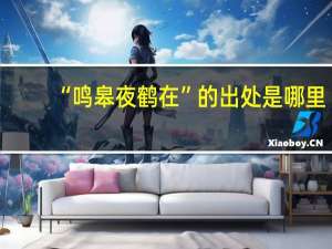 “鸣皋夜鹤在”的出处是哪里