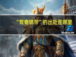 “鸳鸯锦带”的出处是哪里