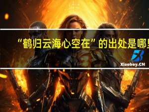 “鹤归云海心空在”的出处是哪里