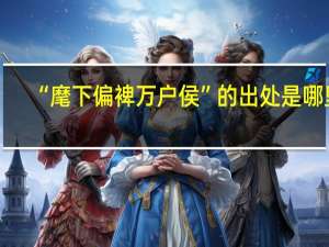 “麾下偏裨万户侯”的出处是哪里