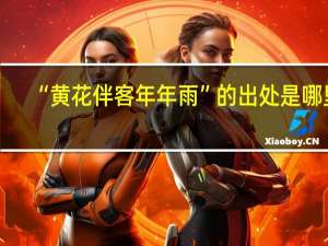 “黄花伴客年年雨”的出处是哪里