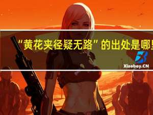 “黄花夹径疑无路”的出处是哪里