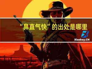 “鼻直气快”的出处是哪里