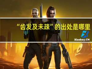 “齿发及未疎”的出处是哪里