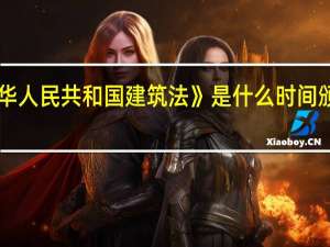《中华人民共和国建筑法》是什么时间颁布实行的