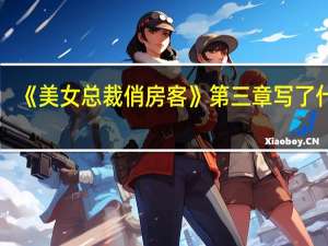 《美女总裁俏房客》第三章写了什么