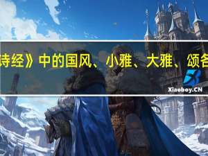 《诗经》中的国风、小雅、大雅、颂各指什么