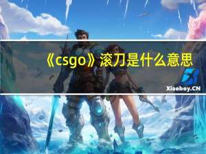 《csgo》滚刀是什么意思
