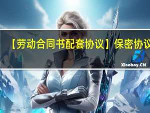 【劳动合同书配套协议】保密协议书