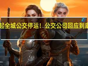 【20日起全城公交停运！公交公司回应 到底什么情况嘞