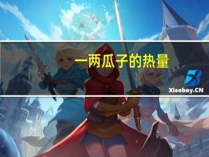 一两瓜子的热量
