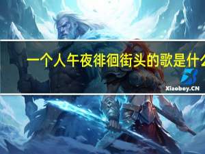 一个人午夜徘徊街头的歌是什么？