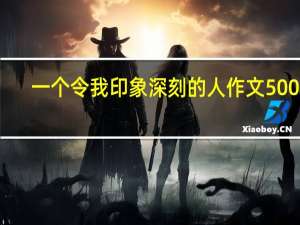一个令我印象深刻的人作文500字（我是一个什么样的人作文500字15篇）