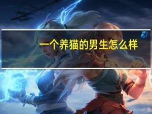 一个养猫的男生怎么样