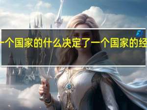一个国家的什么决定了一个国家的经济基础