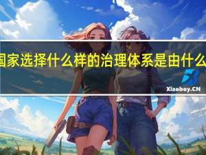一个国家选择什么样的治理体系是由什么水平决定的（一个国家选择什么样的治理体系取决于）