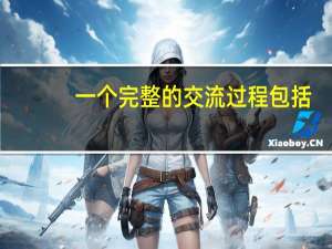 一个完整的交流过程包括