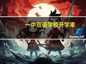一中双语学校升学率