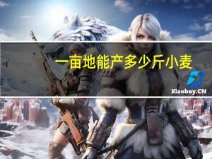 一亩地能产多少斤小麦