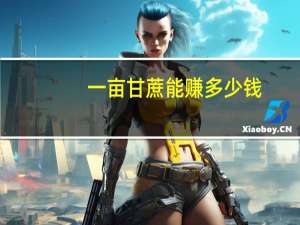 一亩甘蔗能赚多少钱