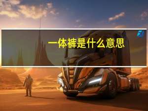 一体裤是什么意思